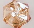 Блюдо с крышкой на ножке "BOHEMA" AMBER, диаметр 11,5 см