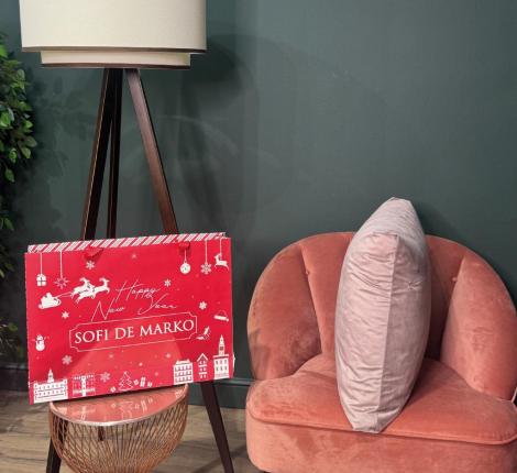 Полушка декоративная "Sofi de Marko" Адора (чайная роза) Велюр, 55х55