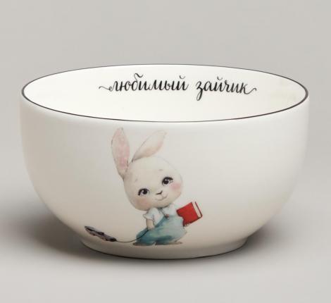 Набор детской посуды "МОЙ ЗАЙЧИК", 3 предмета