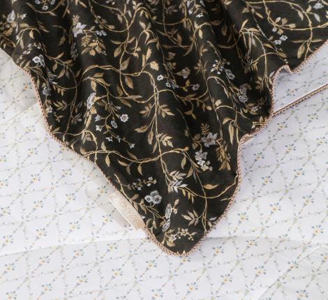 Постельное белье с одеялом "Kazanov.A." Лансер (трюфель жемчуг) Сатин, Евро