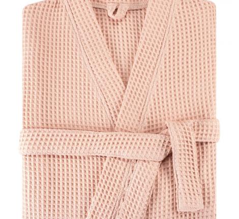 Халат вафельный Valtery (коралловый), XXL (52)