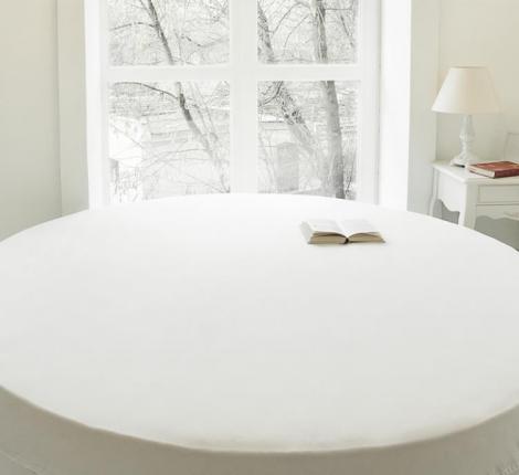 Простыня-чехол трикотажная "PALETTE GRASS" на резинке, круглая d-200х40