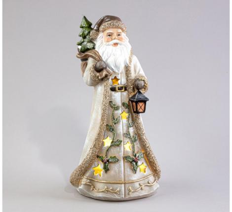 Статуэтка с LED-подсветкой "ДЕД МОРОЗ", 17,5*14,5*33,5 см