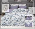 Постельное белье с одеялом "Kazanov.A." Ибис (кобальт жемчуг) Сатин, Евро