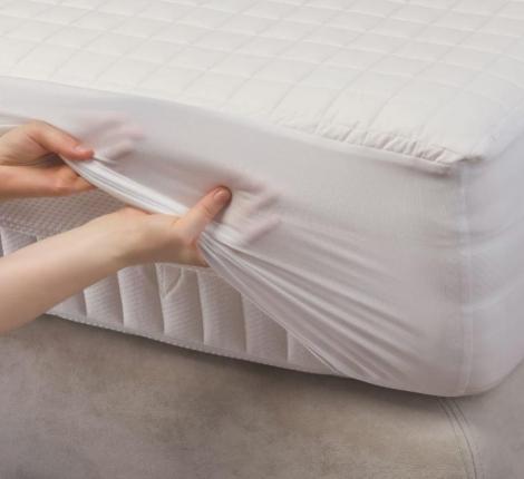 Наматрасник с сетчатой юбкой "COTTON WASH GRASS" Сатин, 200х200х40