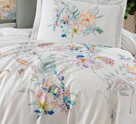 Постельное бельё "DO&CO" Сатин "LUX EXCLUSIVE" LANOIL (лаванда), Евро