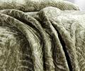 Покрывало "Sofi de Marko" Деварта (олива) Бархат, 160x220