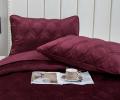 Покрывало велюровое "Kazanov.A." Kendall (сангрия), 240х260