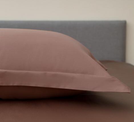 Постельное белье "Sofi de Marko" Моно (шоколад) Сатин ДеЛюкс, Евро