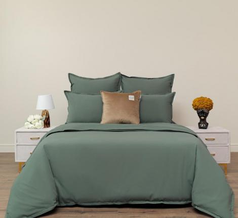 Постельное белье "Sofi de Marko" Саммер (зеленый) Варёный хлопок, Семейный