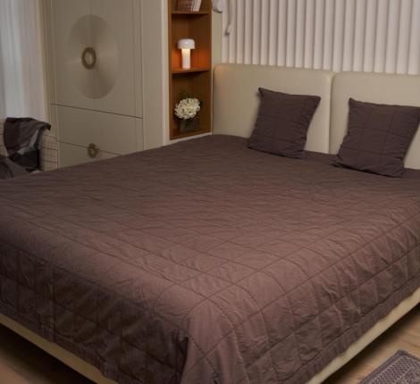 Покрывало Luxberry "KUBU" 150x220, шоколадный