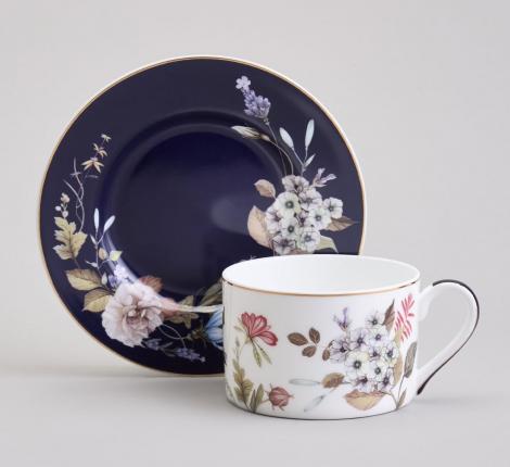 Чайный набор "BELLE" 86-2553-1 на 6 персон, 12 предметов (190 мл)