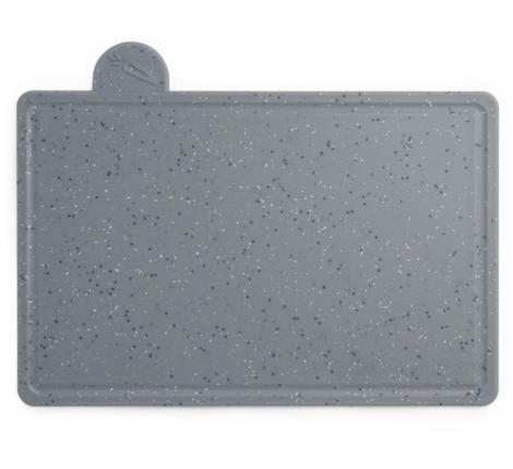 Набор кухонных ножей (5 шт.), 4 доски и подставка "AGNESS", чёрно-серый