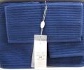 Комплект полотенец  с перчаткой 30x50-50x100-78x150 Maison D'or &quot;RIVER&quot;, синий