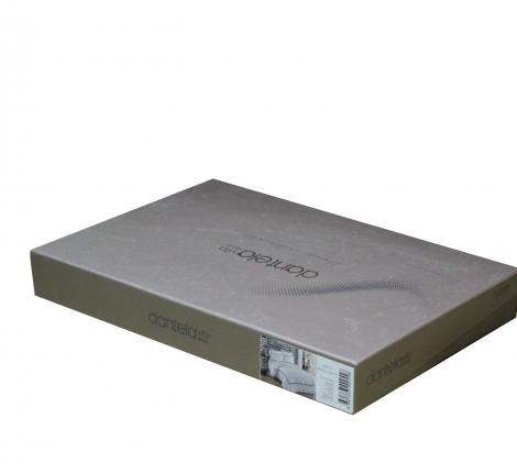 Постельное бельё "DANTELA VITA" сатин с вышивкой NISA, Евро