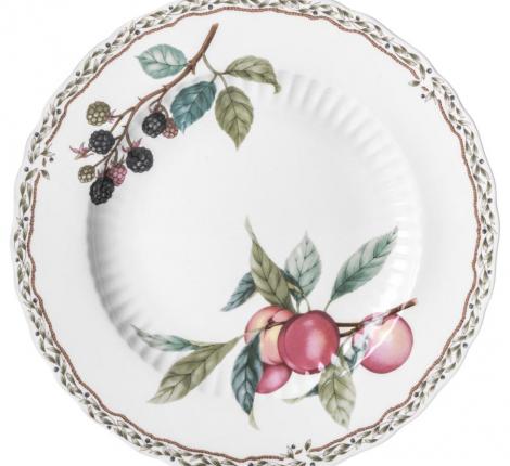 Набор обеденных тарелок 2 шт. "FRUIT GARDEN" 590-649, диаметр 25,5 см