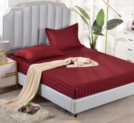 Простынь страйп-сатин на резинке (PRST-R-56), 90х200