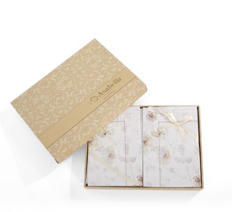 Постельное белье "Asabella" 2354-4S Сатин, 1,5 спальный