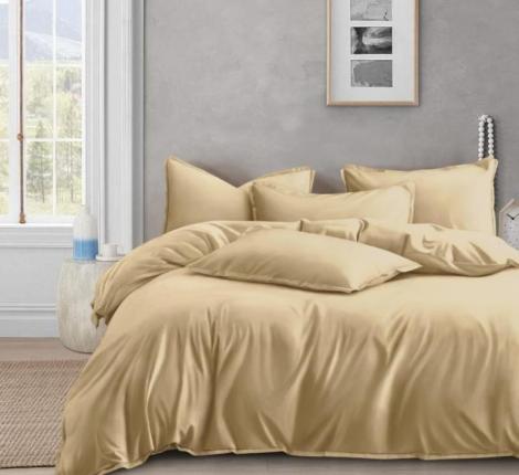 Постельное белье "АльВиТек" ОCA-7-001-Бежевый Сатин, Семейный