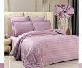Постельное бельё c одеялом EFOR SATEN модель 2 (лиловый), Евро
