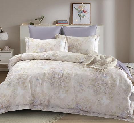 Постельное белье "Asabella" 2316-6 Мако-Сатин, Евро