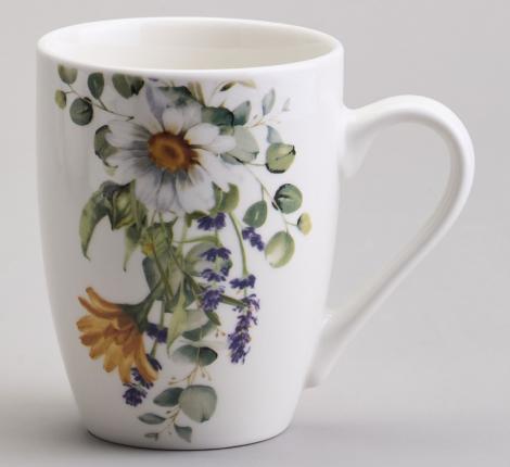 Набор посуды обеденный "РОМАШКОВОЕ ПОЛЕ" на 4 персоны, 16 предметов