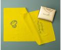 Полотенце махровое с вышивкой SANTALINO &quot;НЕНАГЛЯДНАЯ МАМОЧКА&quot;, 50х90 (жёлтый)