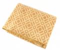 Одеяло шерстяное Жаккард арт.6 (жёлтый), 170x205