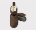 Сапожки-носочки пуховые "Comfort Socks Travel Grass" BEIGE, 36-39 р.