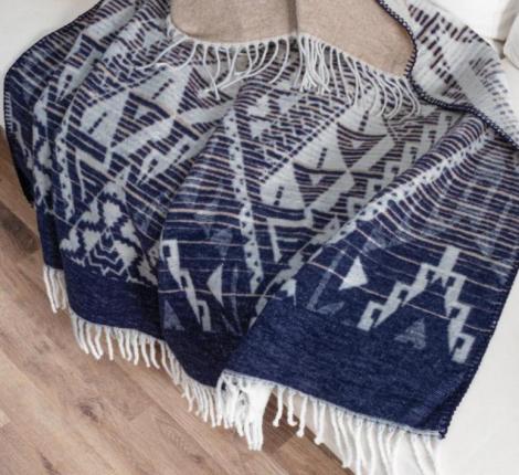 Плед хлопковый EFOR "GREY", 150х200