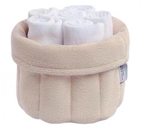 Набор махровых полотенец "Sofi de Marko" Donna (кремовый), 30х30-6шт.