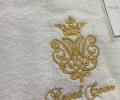 Комплект махровых полотенец  30x50-50x100-85x150 Maison D'or "ROYAL", кремовый
