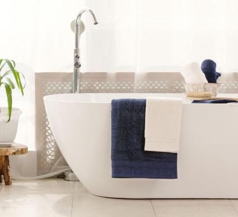 Полотенце махровое "BLUE BALANCE GRASS", 80х150