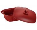 Форма для запекания с крышкой "AGNESS" REACTIVE RED, 2000 мл