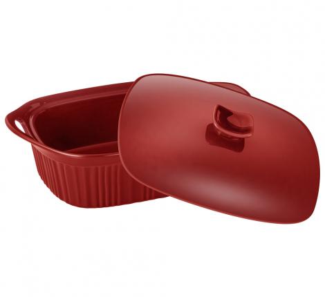 Форма для запекания с крышкой "AGNESS" REACTIVE RED, 2000 мл