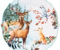 Тарелка обеденная "ЛЕСНАЯ СКАЗКА" 409-168, диаметр 26,5 см