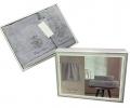 Комплект махровых полотенец  30x50-50x100-85x150 Maison D'or "ROYAL", серый