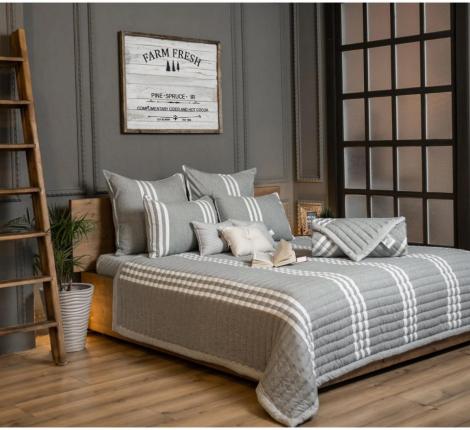 Одеяло-покрывало "OXYGEN" всесезонное, 172х205 (серый)