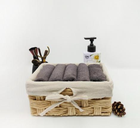 Набор махровых салфеток "Sofi de Marko" Дэйзи 30х50-5шт., мокко