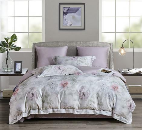 Постельное белье "Asabella" 2299-6 Фланель, Евро