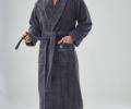 Халат мужской "NUSA" Triga 1400 графит, 5XL
