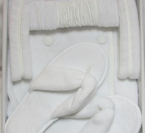 Набор для сауны женский Maison Dor "SKIRT" (белый), S