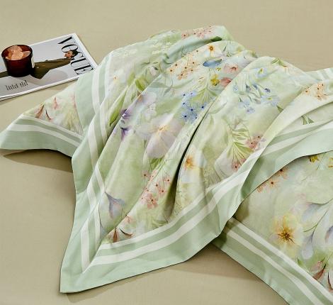 Постельное белье "Asabella" 2360-4S Фланель, 1,5 спальный