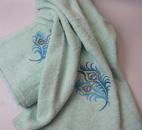 Набор махровых полотенец "KARTREKS" 2шт (50х90, 70х140) ROMANTIK 57.018