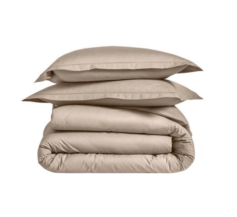 Наволочка "Blanc des Vosges" сатин де люкс 50х70 chanvre (бежевый)