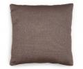 Подушка декоративная "CALMA" 45х45, коричневый (кант бежевый)