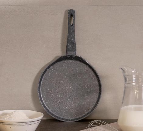 Сковорода блинная AGNESS "GREY MARBLE", диаметр 22 см