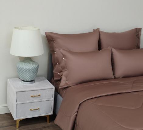 Простыня "Sofi de Marko" Premium Mako (капучино), 180х230