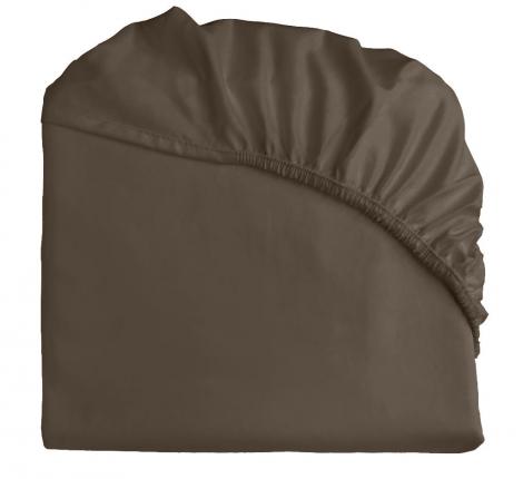 Простыня на резинке "Primavelle" Сатин ДеЛюкс 200х220х20, Какао