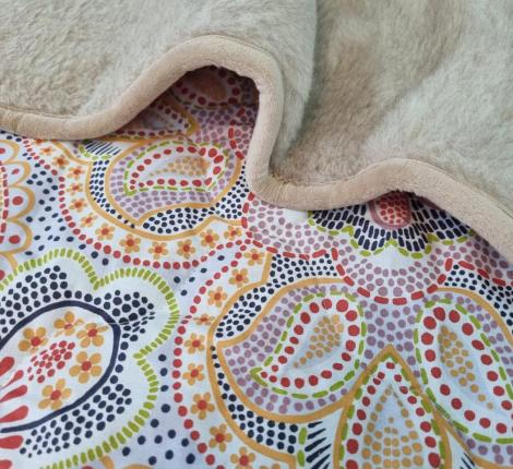 Одеяло тёплое Magic Wool &quot;Локон-Узоры&quot; шерсть мериноса, 140х200